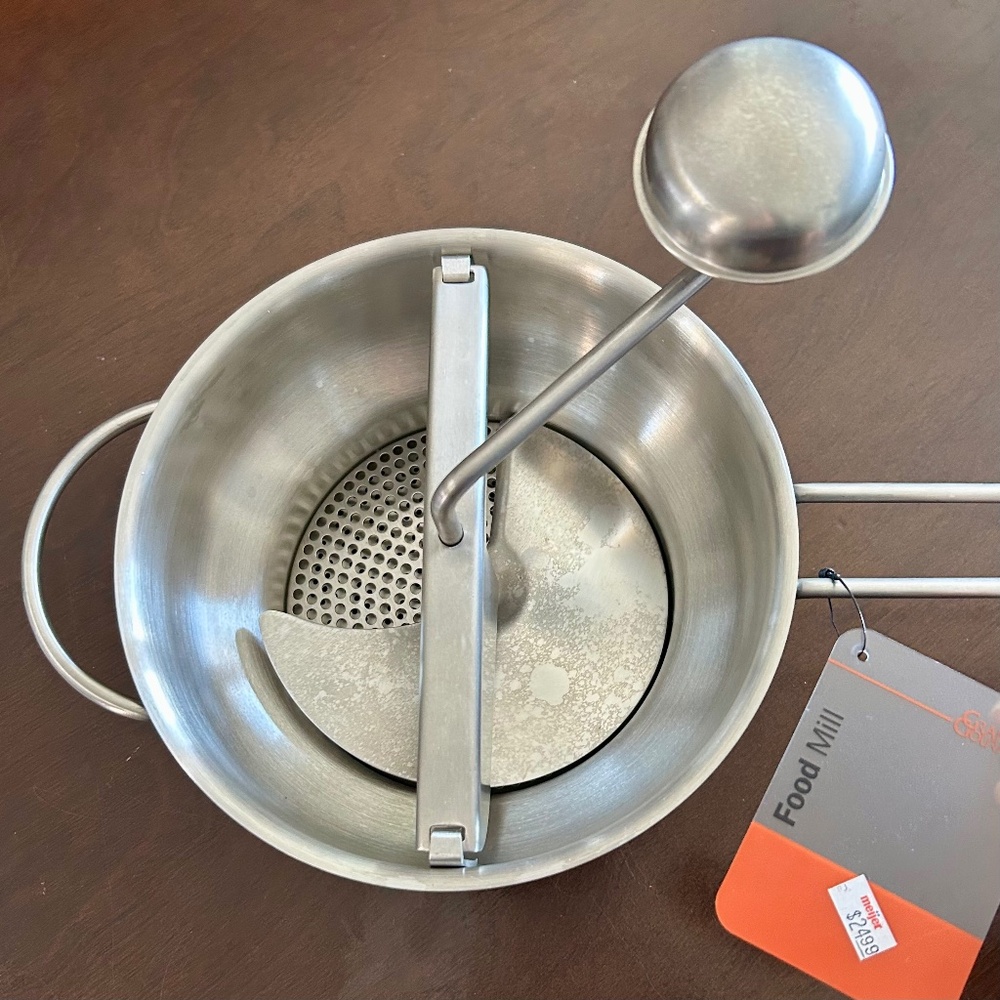 Grand Gourmet Heavy Gauge Stainless Steel Food Mill